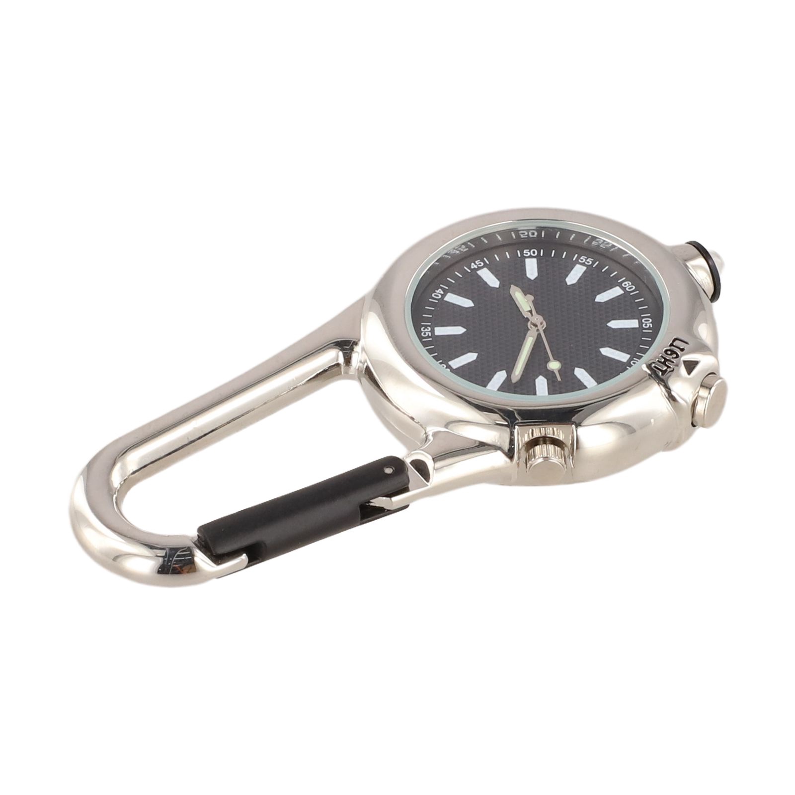 Outdoor Adventure Watches - Montre multifonctionnelle en métal avec mousqueton,