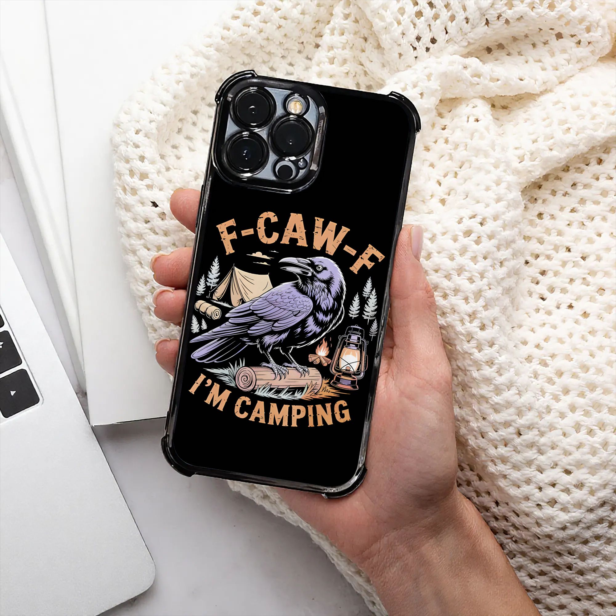 Funny Raven F CAW F I'm Campin - Outdoor Adventurer avis et prix