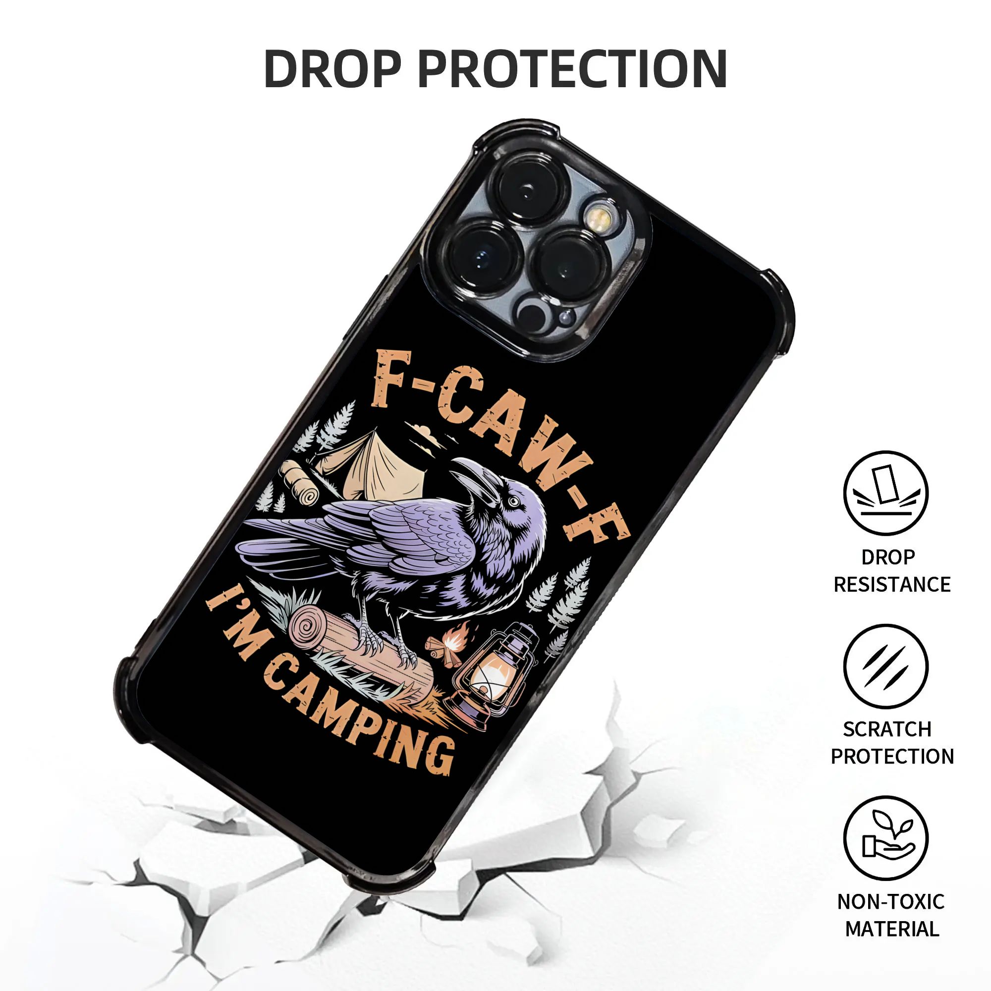 Funny Raven F CAW F I'm Campin - Outdoor Adventurer avis et prix