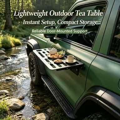 Table pliante portable à suspe - Outdoor Adventure Table With Storage avis et prix