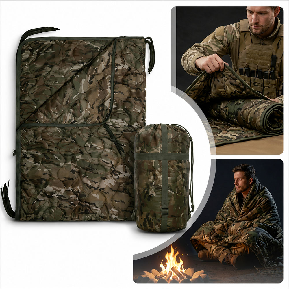 Couverture de camping camoufla - Outdoor Adventure Quilt avis et prix